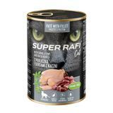 Вологий корм для стерилізованих котів Dolina Noteci Super Rafi Cat із цесаркою та качиними серцями 400 г 11801477 фото
